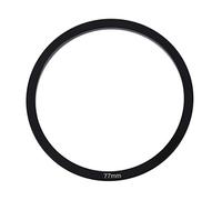 Malloy 77mm Adattatore in Metallo Nero con Lente per Portafiltro Serie P
