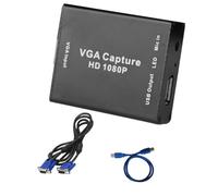 Malloy Adattatore Convertitore VGA A USB con Scheda di Acquisizione Audio Video e Scheda di Acquisizione Video 1080P Driver