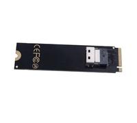 Malloy Adattatore da M.2 NVMe A SAS Slimline SFF-8654 NGFF M.2 M Key A Scheda Adattatore SFF 8654 Scheda Convertitore SFF-8654 per Scheda Madre