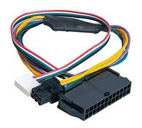 Malloy Adattatore di Alimentazione Principale ATX PCI-E da 24 Pin Un 6 Pin per Scheda Madre Workstation Z230 Z220 SFF