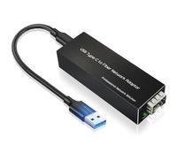 Malloy Adattatore Gigabit Ethernet USB-C A SFP Scheda di Rete USB3.0 Type-C A SFP 100/1000Base-X