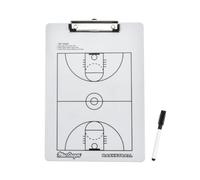 Malloy Appunti per Allenatore Cancellabili A Secco per Basket con Tabellone per Allenatori di Basket su Entrambi I Lati per Strategia di Basket Durevole e Facile Installazione