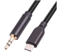 Malloy Audio Aux da USB C Un 3,5 Mm Altoparlante e Cuffie Audio Aux da 3,5 Mm Stereo da USB Tipo C Un 3,5 Mm per Cuffie 2M