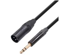 Malloy Audio Jack da 6,35 mm A XLR di Interfaccia Bilanciato da 6,35 mm (1/4 Pollici) A XLR A 3 Pin per Microfono, 1 Metro Facile da Usare