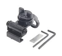 Malloy Black EM-70 Mobile Black Car Mount Staffa Base Clip Clip Base Staffa di Montaggio per Auto In Acciaio Inossidabile