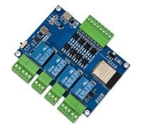 Malloy Bluetooth Abilitato ESP32 RS485 Modulo di Relè A 4 Canali Modbus, Tipo 7-24 V con Supporto WiFi