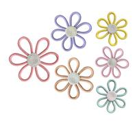 Malloy Boho Decor Fiore Intrecciato macramè Corda da Appendere alla Parete Intrecciata A Mano Ornamento da Parete Stanza della Ragazza Fiore Pendente Pendente Un Durevole