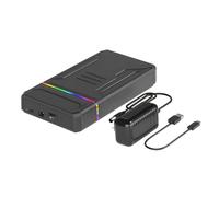 Malloy Box per Disco Rigido da A Tipo C con HDD Esterno A LED per Disco Rigido da 2,5/3,5 Pollici Fino A 6 Gbps Spina UE