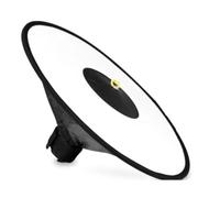 Malloy Cinghia Riflettente con Diffusore Speedlite Stile Portatile Pieghevole Softbox Rotondo Universale da 44 cm per Flash della Fotocamera