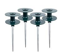 Malloy Confezione da 4 Guide per Tubo su Tubo da Giardino con Punta In Guida per Tubo da Giardino con Punte In Metallo Punte Guida per Tubo da Giardino In ABS+Lega di