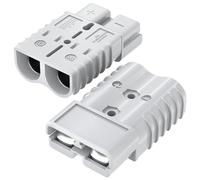 Malloy Connettore di Connessione/Sconnessione Rapida Batteria da 350 A, Kit Connettore Spina Cablaggio per Rimorchio con Verricello per Auto