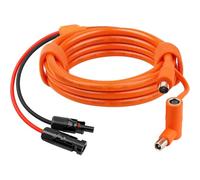 Malloy Connettore Solare al Adattatore da 8 mm CC 2m 6ft 12awg+14awg Solare In Onore Filo di Rame per Stazione di Alimentazione Portatile Connettore di Alimentazione Solare Connettore