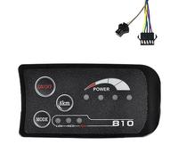 Malloy Contatore Display LED per Bici Elettrica S810 36V IP65 Protocollo UART SM 5+2 Pin per Contatore per Biciclette Elettriche