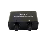 Malloy Controller Audio Controllo Volume Cuffie 3,5 mm + 6,35 mm Controllo Volume Stereo Regolazione per Canali Sinistro e Destro