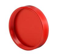 Malloy Coperchio di Protezione Antipolvere per Obiettivo del Telescopio Completamente in Metallo M42X0,75mm per Parti di Astrofotografia Rosso