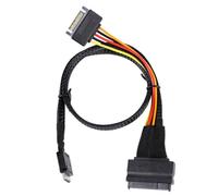 Malloy del Server Oculink SFF-8611 4I A PCIe SFF-8639 U.2 NVMe con Alimentazione 15P Accessori per Computer