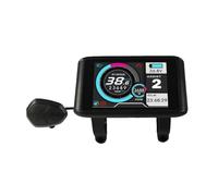 Malloy Display LCD A Colori per Bicicletta Elettrica TFT-UKC1 per Controller con Protocollo UART2 Compatibile con Ebike da 24V-72V. Connettore Impermeabile.