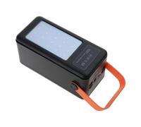 Malloy Doppia USB 28X18650 per Telefono Cellulare Archiviazione Rapida Fai-da-Te (Ricarica Rapida Nera) Installazione Semplice