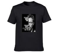 malloy Dr House T-Shirt Serial TV Series If Nobody Hates You Mens Short Sleeve Cotton T Shirt Tops Tees Black 3XL.JPG.JPG Black XL