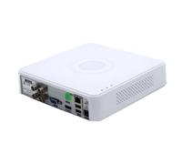 Malloy DVR Ibrido CCTV Sicurezza 4CH 5M-N Audio su Coassiale per 5MP 12,5Fps 1080P 720P TVI CVI CVBS Telecamera IP Cam Spina UE Durevole Facile Installazione
