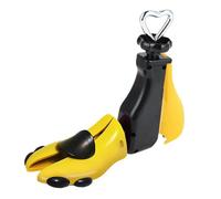 Malloy Espansore per Scarpe da Uomo, Tendiscarpe per, Larghezza e Lunghezza Elasticizzate, Piedi Larghi Unisex Regolabili, Giallo