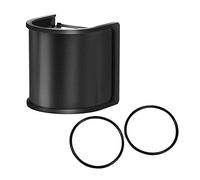 Malloy Filtro per Microfono, Schermo per Microfono con Rete e Filtro in Schiuma, Protezioni Antirumore Accessori per Microfono
