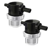 Malloy Filtro Pompa Acqua da 1/2 Pollice, per Filtro In con Portagomma da 3/8 Pollici, per Pompa Acqua 12V Corrente Continua 80 PSI