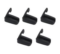 Malloy Gancio Appendiabiti Pieghevole in Nylon Nero Pieghevole di Marino, Gancio Appendiabiti per Cappelli, Pieghevole, Lucidato A Specchio, per Barche, Yacht