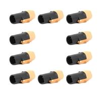 Malloy Giallo IP65 IP65 Impossibile 3pins True Connettore di Bloccaggio Verbo Plug Jack 10pcs NAC3FX-W NAC3MX-W PA66 Materiale 10 Tappi Maschi