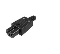 Malloy IEC320 C15 AC 250V 10A femminile Presa di alimentazione adattatore nero