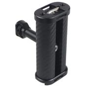 Malloy Impugnatura Laterale in Lega di Alluminio con Doppio Attacco A Vite da 1/4 per Fotocamera Digitale Mirrorless Gabbia per Fotocamera DSLR Chiave Incorporata