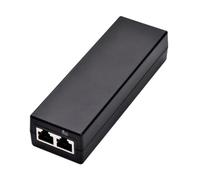 Malloy Iniettore Poe da 2,5 Gigabit 100/1000 Mbps/1 G/2,5 G per IEEE802.3af/At Alimentatore per Dispositivo Poe Uscita 54 V Spina UE