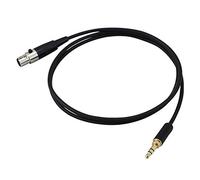 Malloy Jack da 3,5 Mm un 3 Pin Mini XLR Femmina per BM800 PC Cuffie Mixer Microfono Amplificatore Stereo per Fotocamera 0,5 M