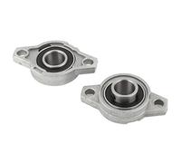 Malloy Kfl002 Flangia Autobloccante Del Blocchetto Di Cuscino Di Auto Fl002 Che Sopporta 15Mm 2Pcs