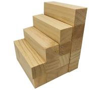 Malloy Kit per Intaglio del Tiglio, Blocchi di Legno Non Finiti per Intaglio del Legno, Legno per Intaglio Fai-Da-Te