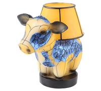 Malloy Lampada da Comodino Mucca 3D HighlandCow Design Lampada da Comodino Animale Lampada da Tavolo Occidentale Cow Light Lampada da Tavolo HighlandCow