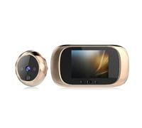 Malloy LCD Digitale da 2,8 Pollici Videocitofono Campanello Spioncino Telecamera per Monitoraggio Occhi per Porta Campanello da 90 Gradi Rilevazione Movimento Occhio Facile Installazione Facile da Usa