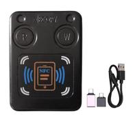 Malloy Lettore/Copiatrice di Schede con Chip NFC RFID Smart ID IC A 13,56 MHz, 125 KHz, 250 KHz, 375 KHz, per la Duplicazione di Token RFID Contatto.