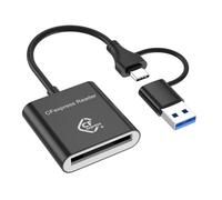 Malloy Lettore di Schede di Tipo B Ad Alta velocità CFexpress USB3.2 Gen2 USB-C CFE Lettore di Schede per Android Win XP/Vista/7/8/8.1/10/11 OS 10GBPS USB3.2 Gen2 USB-C
