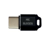 Malloy Mic Blocker Microfono Silenziatore Sicurezza per Suoni su Qualsiasi Dispositivo USB C - Laptop, Smartphone, Tablet - Nero