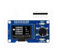 Malloy Modulo di Interfaccia OLED da 0,96 Pollici con Encoder del Pulsante Rotante EC11, Display Fai -da -Te IIC LCD