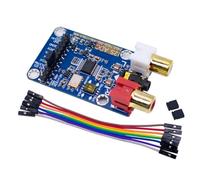Malloy Modulo Scheda di Acquisizione Audio 12S Supporta L'Ingresso 3.5MM/ Modulo di Scheda di Acquisizione I2S Sviluppo della Scheda 24BIT 192K 96K 48K