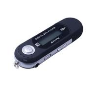 Malloy MP3 Music Player Port Player Player Portatile Plug And Play for Listen Music And Office Black