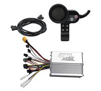 Malloy Per Motore Brushless Controller JP 60V 25A + Kit Misuratore Cruscotto 36-60V per Accessori Scooter Elettrico JP