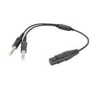Malloy Per XLR A GA Dual Plug 5 Pin Aviation Headphone Connector A Femmina Aviation Earphone Wire