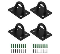 Malloy Piastra con Occhiello Ganci A U Ganci per Montaggio A Parete per Carichi Pesanti Ganci Ad per Appendere Hardware Marino Gancio per Punti Metallici con