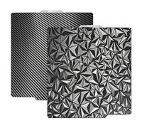 Malloy Piastra di Costruzione PEO Pet per Stampante 3D per Stampante 3D Bambu-Lab X1/X1C/X1E/P1P/P1S/A1, Superficie PEO+Pet in Fibra di Carbonio 257x257mm