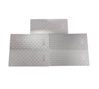 Malloy Pietre Diamantate per Affilare, 5 Piastre Diamantate per Affilare con Piastra di Superficie A D'Ape Grana 200/400/600/1000/2000 Facile da Installare Facile da Usare
