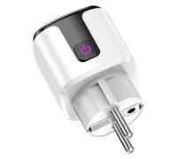 Malloy Presa Intelligente 20A Tuya Wifi Smart Plug Power AC100-240V Presa Home Voice Timing Socket Tuya Smart Life EU PLUG A