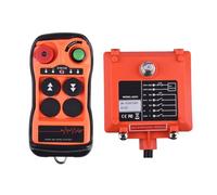 Malloy Q200 Industriale 2-Button Waterproof IP65, Controller Wireless per A Ponte Industriale AC-DC 12-24V